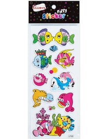 Resim Ticon 2’li Sticker Puffy 138068 (KABARTMALI) Tps-26 