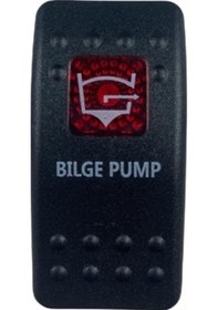 Resim Mr-134m-s8 Marin Switch On-off 12-24v 3 Bacaklı Kırmızı Sintine Pompa 