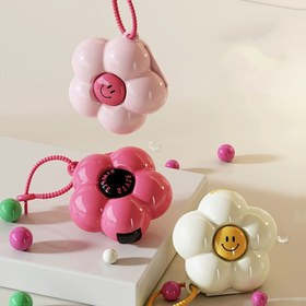 Resim Taşınabilir Dopamine-Style Çiçek Depolama Kutusu Askılı - Renkli Pastel Tasarım, Küçük Aksesuarlar, Makyaj ve Takılar İçin Dayanıklı Plastik Seyahat Organizatörü, Art Deco Tarzı, Kompakt ve Şık Tasarım, Takı Organizatörü | Eğlenceli Tasarım | Dayanıklı Plastik, Kozmetik Depolama Organizatörü 