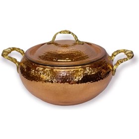 Resim Efemir Dövme Bakır Trabzon Güveci 18 cm 