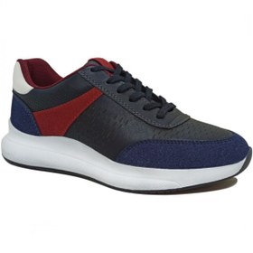 Resim Modamela K114 Lacivert Deri Kadın Spor Ayakkabı 