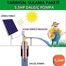 Resim 5,5hp Tarımsal Sulama Sistemi 