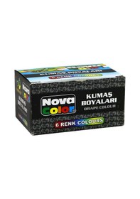 Resim Nova Kumaş Boyası 6 Lı Takım Nc-188 