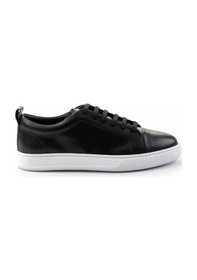 Resim Bambi Siyah Leather Erkek Sneaker E01901254341 Siyah 