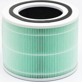 Resim Purmed Levoit Core 300, Core 300S Air Purifier Uyumlu Hepa + Karbon Filtre - Yeşil (Toxin-Smoke) 