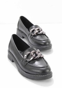 Resim Bambi Siyah Kadın Loafer Ayakkabı K01257067009 