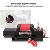 Resim Trx-4 Rc Off-road Crawler İçin 5-12v Simülasyon Elektrikli Vinç Siyah - 6-10kg Yük Kapasitesi 