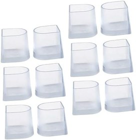 Resim SEWOART Dans Topuk Koruyucuları 12 Adet Yüksek Topuk Koruyucu Kılıflar Balo Dansı İçin Sessiz Ve Sessiz 