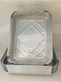 Resim KURTSAN AMBALAJ Aleminyum Kase 1500gr. 100adet Kapaklı 