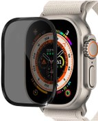 Resim Microsonic iOS Uyumlu Watch Ultra Gizlilik Filtreli Cam Ekran Koruyucu 
