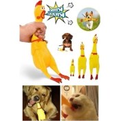 Resim BRC Desing Ses Çıkaran Tavuk Kedi Köpek Oyuncağı 30 Cm. 