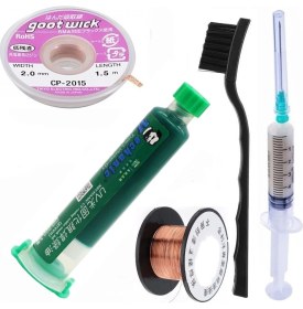 Resim MHM Mechanic Uv Jel Yol Kaplama Maskesi ve Yardımcı Beşli Elektronik Kart Tamir Malzemeleri 2 0mm - 