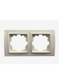 Resim Elbi Zena Natural Beyaz İkili Çerçeve 