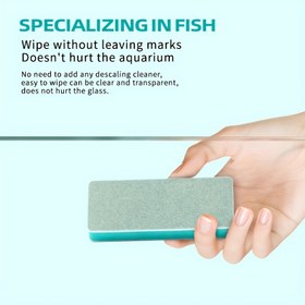 Resim 1/3/5 Adet Nano Sünger Akvaryum Temizleyici - Çizik Bırakmayan, Leke Tutmaz Su Camı ve Balık Kasesi Temizleme Pedleri, Hassas Yüzeyler İçin Nazik, Ev Akvaryumları & Balık Tankları için Kolay Lekeleri Giderme, Ergonomik Tasarım, Dayanıklı Malzeme 