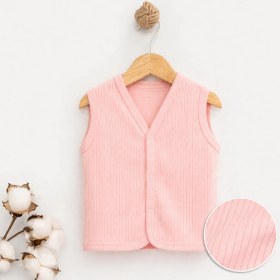 Resim Angeltouch %100 Pamuk Kız Erkek Bebek Yelek Raporlu Basic 