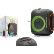 Resim Subzero WR185 120W Rgb Işıklı Bluetooth / USB / Sd Müzik Kutusu | Tws Destekli Taşınabilir Hoparlör 
