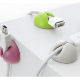 Resim Büro Ev Ofis Düzeni İçin 6adet Kablo Sabitleyici Aparat Seti 