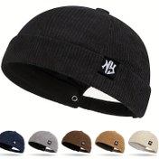 Resim Unisex Kış Bere - Yumuşak Kadife Dokulu, Ayarlanabilir Fitli Arka Etiketli, Hafif ve Sıcak Erkek & Kadın Şapkası - NYC Tarzı Siyah/Gri/Mavi/Kahverengi/Bej Renklerde - Günlük ve Resmi Kıyafetler İçin Mükemmel Noel Hediyesi 