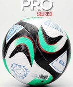 Resim Pro-series Pu Laminated Futbol Topu Yapıştırma Oceanz İç-dış Mekan Beton Halı Saha Futbol Topu 504 Yeşil 