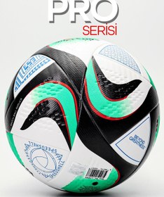 Resim Pro-series Pu Laminated Futbol Topu Yapıştırma Oceanz İç-dış Mekan Beton Halı Saha Futbol Topu 504 Yeşil 