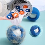 Resim 3/5/10 Paket Çamaşır Makinesi Temizleme Topları - Yapışkan Saç ve Lekesiz Çıkarma, Anti-Dolaşım, Sihirli Sünger Çamaşır Topları, Elektrik Gerektirmez, İdeal Halloween ve Noel Hediyeleri için 