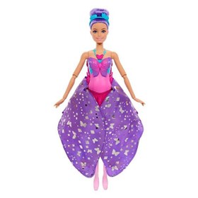 Resim Barbie Kelebek Dansçı Bebek HXJ10 