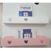 Resim Hommy Çiftli Kalpli Lana Lake Montessori Kitaplık Raf 