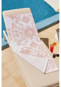 Resim Unisex Desenli Baskılı Deniz Plaj Havlusu Otantik Nar Çiçeği 70x140 Cm Çok Renkli 