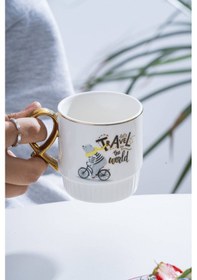 Resim Acar Travel Porselen Kupa - 200 Ml Renkli 