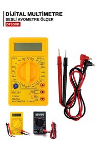 Resim Dijital Multimetre-sesli Avometre Ölçer 