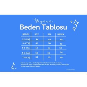 Resim Lolliboomkids Kız Çocuk Deniz Kızı Temalı Kısa Kol Şortlu Hipster Hassas Ten Mayo Ve Bone Takımı 2 'li Set Mavi 