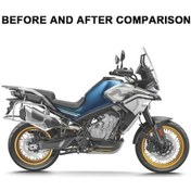 Resim Wenlin Tam Koruma Ve Şıklık 22-25mm Motosiklet Çarpma Çubuğu, Dekoratif Motor Koruyucu Blok, Yüksek Kalite Abs+alüminyum 