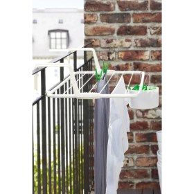 Resim Balkon Veya Kalorifer Peteğine Uygun 77CM Çamaşır Kurutmalık, Beyaz Renk 