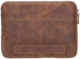 Resim Awe Slim Hakiki Deri Kahve 16inç Laptop/Macbook Kılıf 
