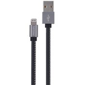 Resim Philips DLC2508B Lightning Deri Şarj ve Data Kablosu Siyah 
