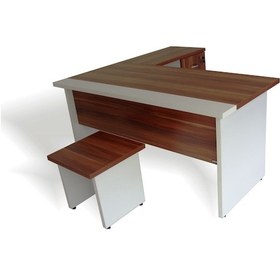 Resim Burovena Vena Oscar Sehpalı L Ofis Çalışma Masası 