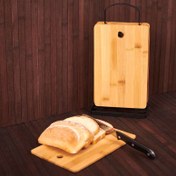 Resim Excellent Houseware 6 Parça Stantlı Kesme Tahtası Seti - 22x14 cm 