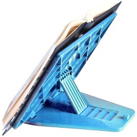 Resim İhvan Plastik Rahle - Pratik Rahle - Masa Üstü Rahlesi - Kitap Okuma Standı - Mavi Renk 