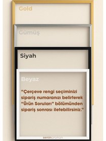 Resim Alüminyum Çerçeveli Gerçek Cama Baskı Sanat Temalı 3'lü Set Cam Tablo 0044 