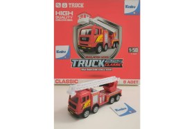 Resim Oyuncak Itfaiye Arabası Vinç Hareketli Oyuncak Sürtmeli Itfaiye 