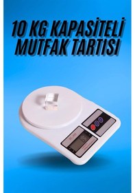 Resim Dijital Hassas 10 Kg Mutfak Terazisi Tartısı Lcd Ekran Mutfak Tartısı Diğer 