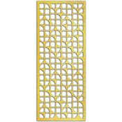 Resim Liar Dekor Liar Ahşap Seperatör (Paravan) - KSP-73 - (10 mm) - (85 cm x 210 cm) - (Gold) 