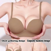 Resim A Kupası Küçük Ama İnce ve Kalın 3Cm Push-Up Sütyen Kadınlar İçin İyi Giyim, Süper Yakın, Ekstra Olmadan Vücudu Daha Büyük Görünür Yapmak İçin 