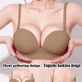 Resim A Kupası Küçük Ama İnce ve Kalın 3Cm Push-Up Sütyen Kadınlar İçin İyi Giyim, Süper Yakın, Ekstra Olmadan Vücudu Daha Büyük Görünür Yapmak İçin 