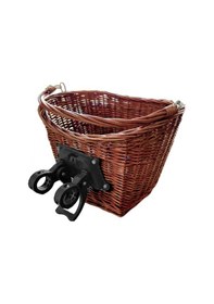 Resim Epic Nest Bisiklet Ön Sepet - Aparatlı Sök Tak Hasır Kahverengi 