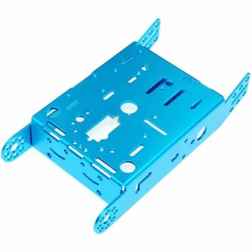 Resim Genel Markalar Aluminyum Robot Araba Gövdesi Metal Şase Stem Eğitim Mbot Çizgi İzleyen Yarışma Diy Oyuncak 