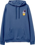 Resim Astro-5 Baskılı Hoodie-Royal Mavi Lambuka Store