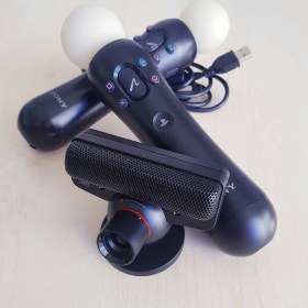 Resim Sony Ps3 Move Set 2 Move Kol Ps3 Kamera Playstation 3 Move Controller ve Kamera Seti Ps3 Move Kol 