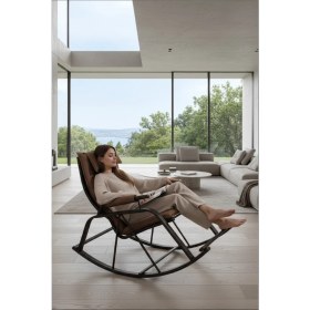 Resim Lumis Garden Sallanan Sandalye, Metal Ayaklı Tv Koltuğu, Sallanır Dinlenme Koltuğu, Minderli Sallanan Sandalye, Sallanan Berjer, Baba Koltuğu, Emzirme Koltuğu, 