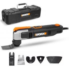 Resim Worx Wx686 250watt Profesyonel Çok Amaçlı Devir Ayarlı Kesme Raspalama Ve Zımpara + 19 Adet Aksesuar 